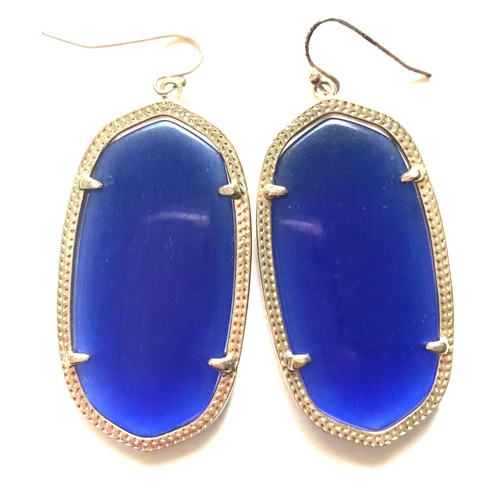 Kendra Scott Danielle earrings cobalt